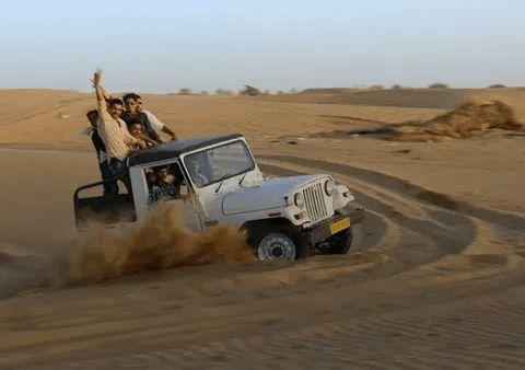 jeep safari in Jaisalmer
