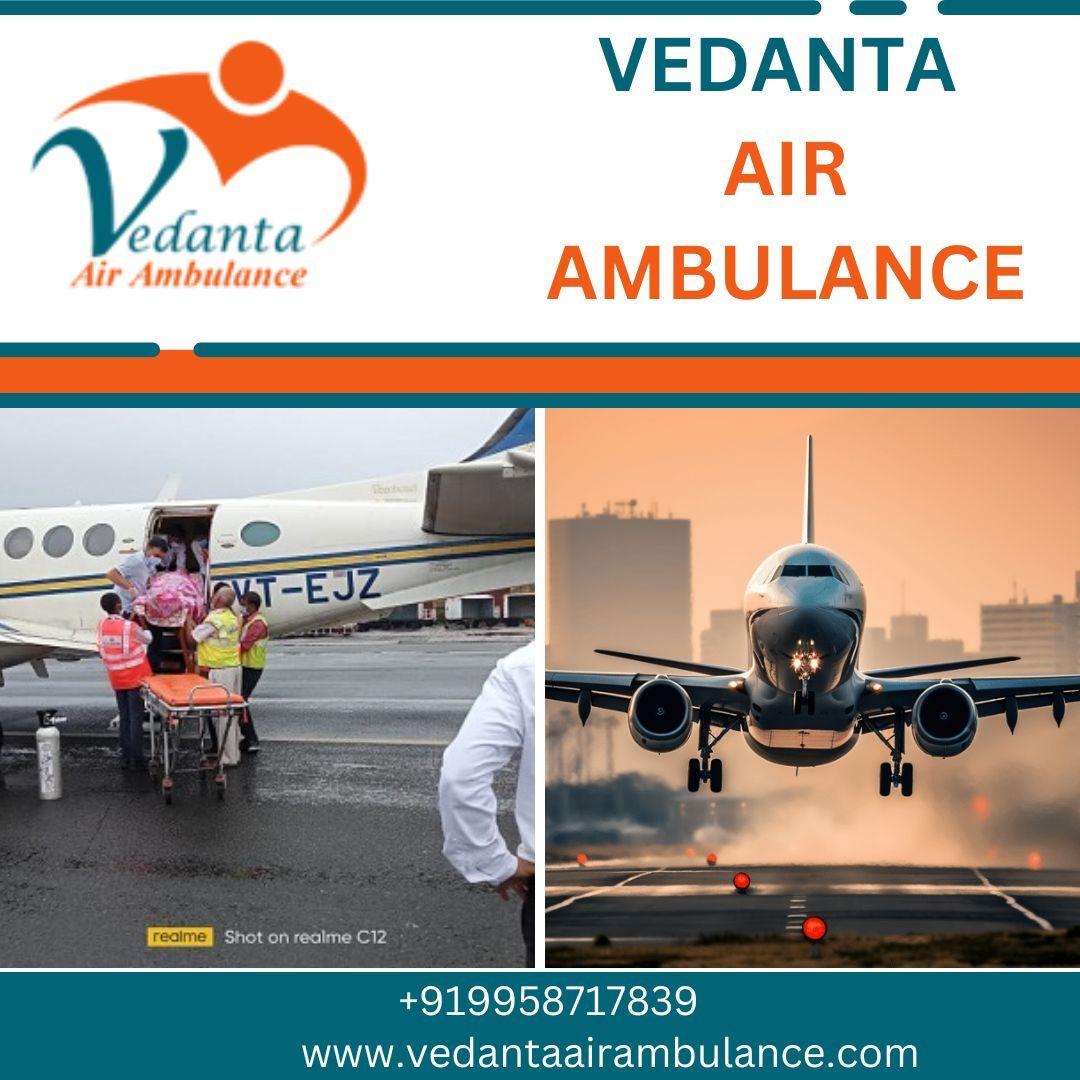 Choose Vedanta Air Ambulance from Kolkata with the Best Healthcare Facility