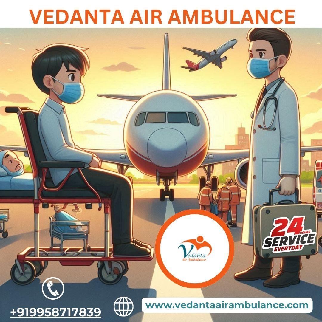 Book Life-Care Vedanta Air Ambulance Service in Dibrugarh at Low Charges