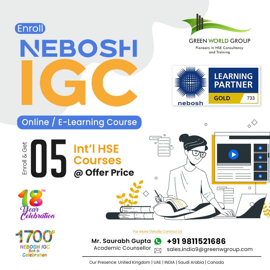 Elevate Your Safety Credentials with NEBOSH IGC ! Enroll Now!