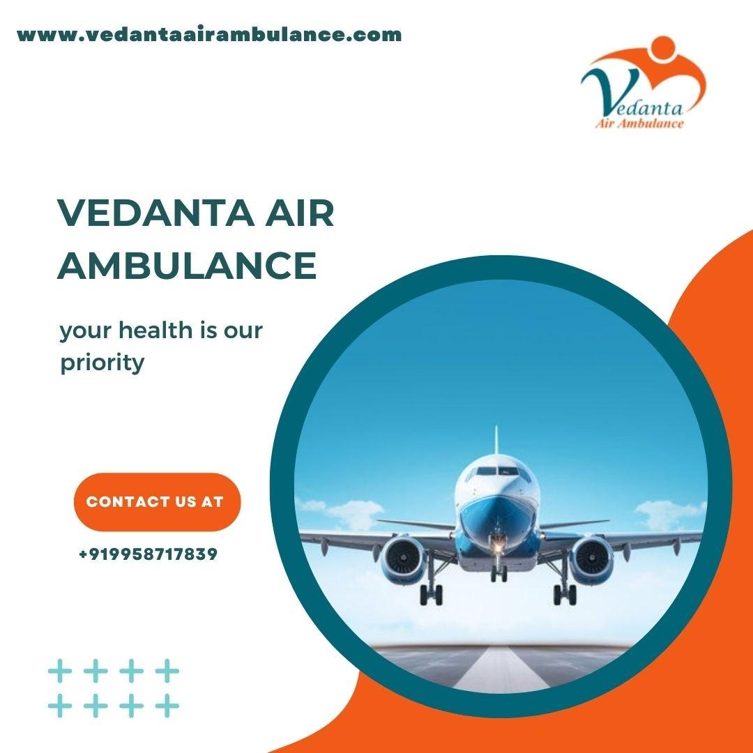 Utilize Vedanta Air Ambulance in Kolkata with Superb Healthcare Accessories