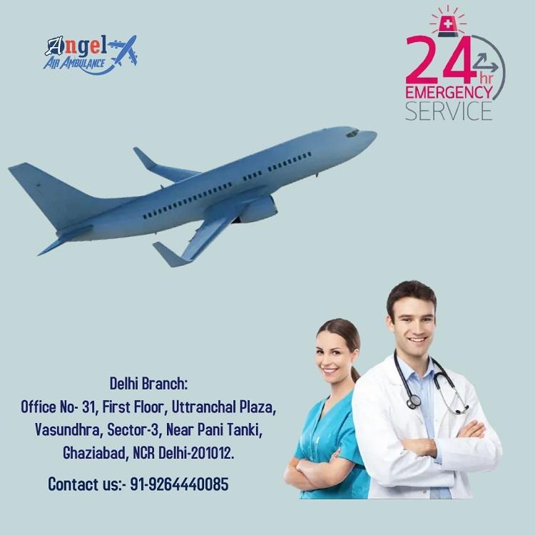 Hire Budget-friendly Angel Air and Train Ambulance Services in Ranchi 