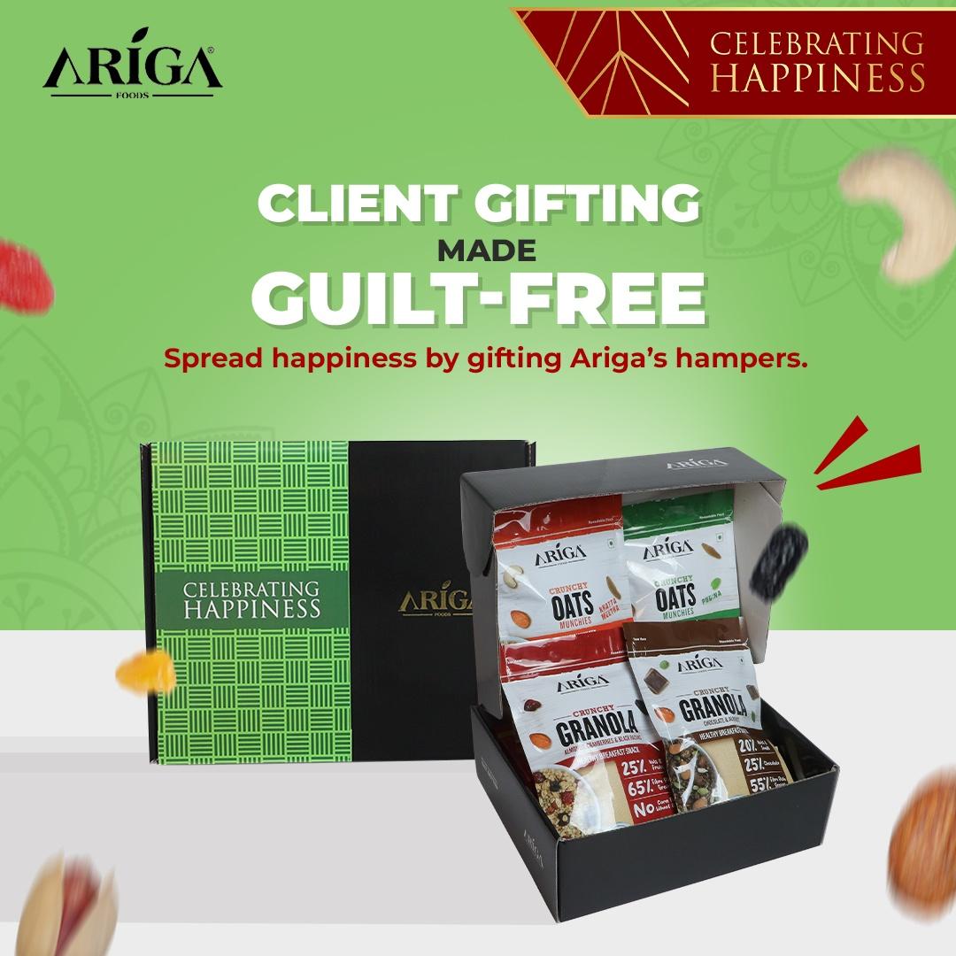 Buy Best Diwali Gift Hampers For Employee | Gift Hampers | Ariga Foods