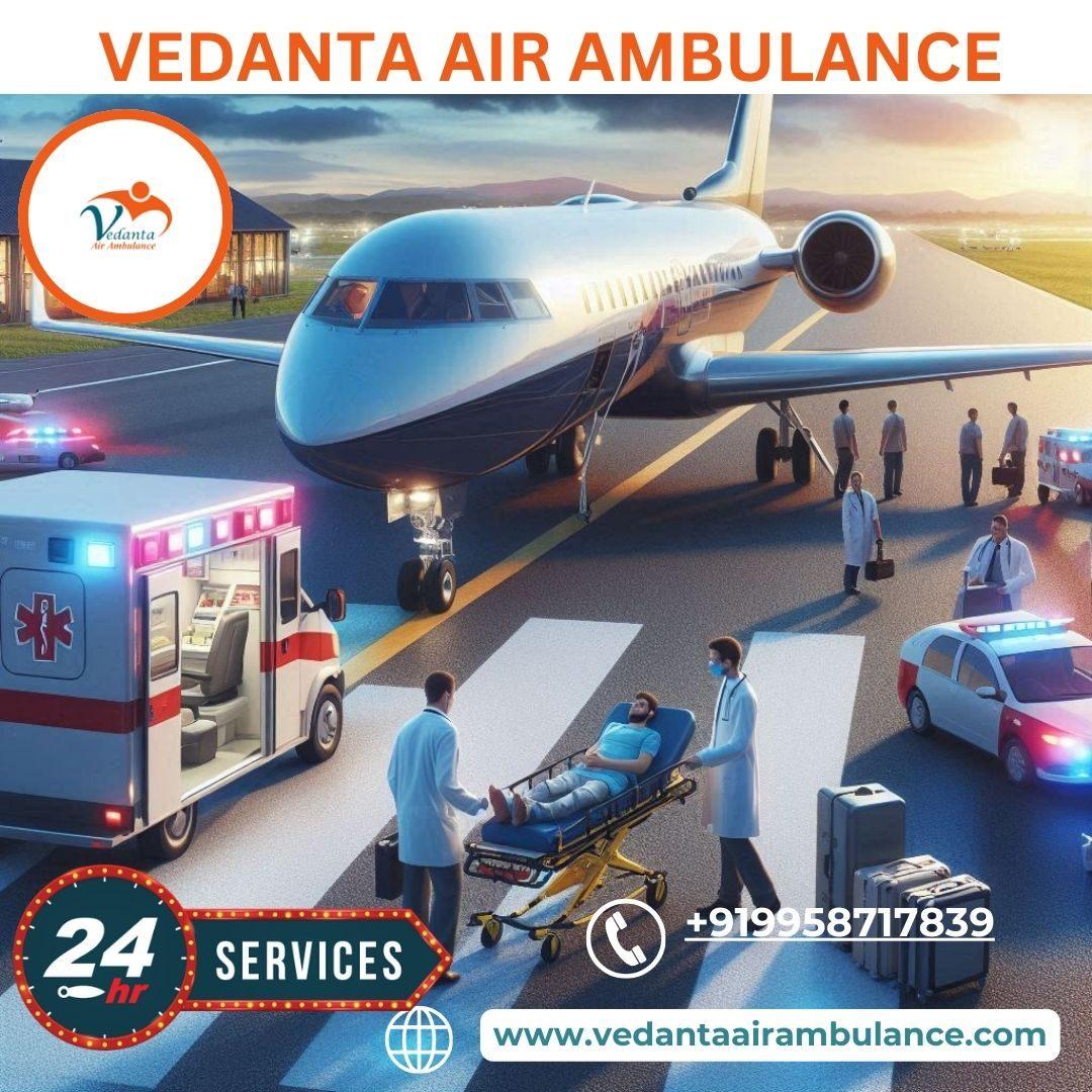 Hire the Most Reliable Vedanta Air Ambulance Service in Jamshedpur at a Low Fee