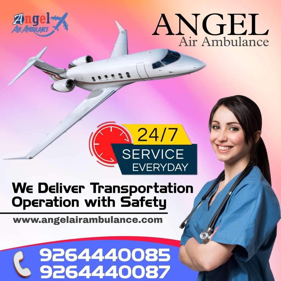 Book Angel Air and Train Ambulance from Patna with Effective Healthcare Services