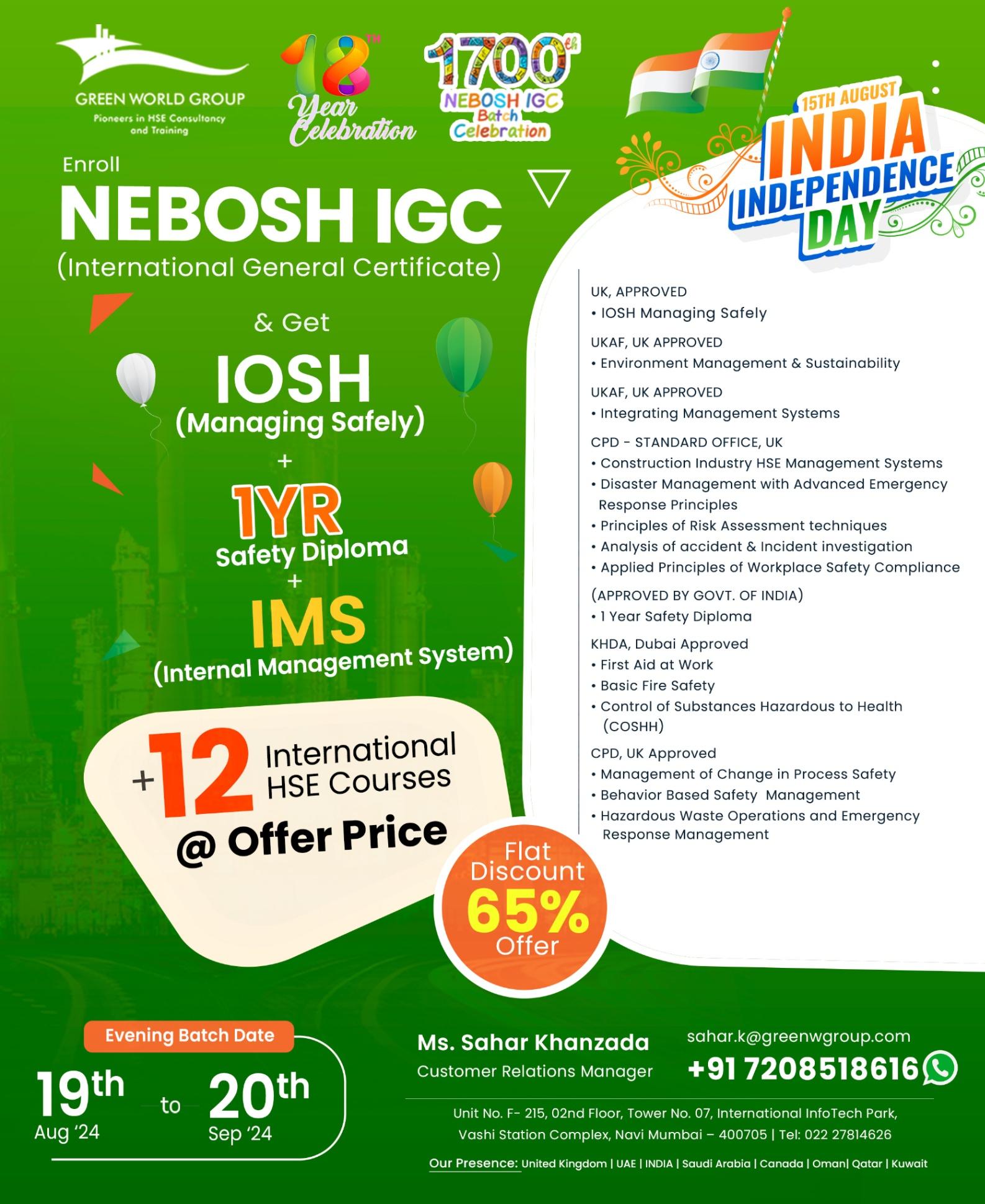  Advance Your Career with NEBOSH IGC Certification