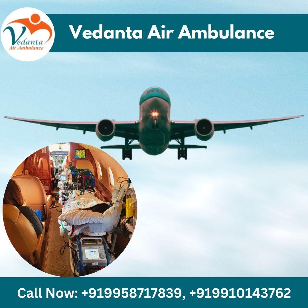 Book Vedanta Air Ambulance from Guwahati with Proper Medical Aid