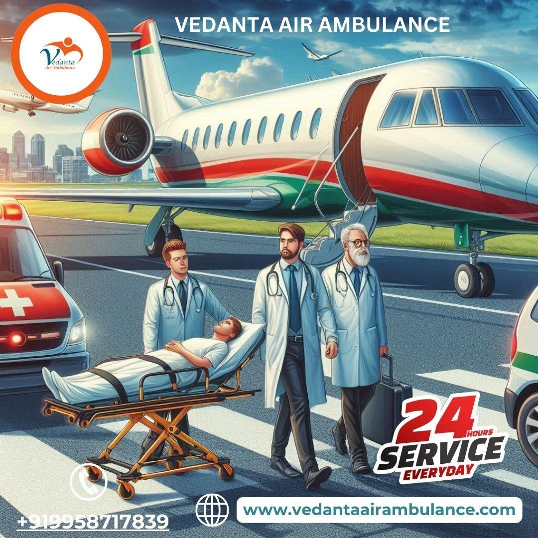 Use Vedanta Air Ambulance Service in Kharagpur with Advanced Medical Facilities 