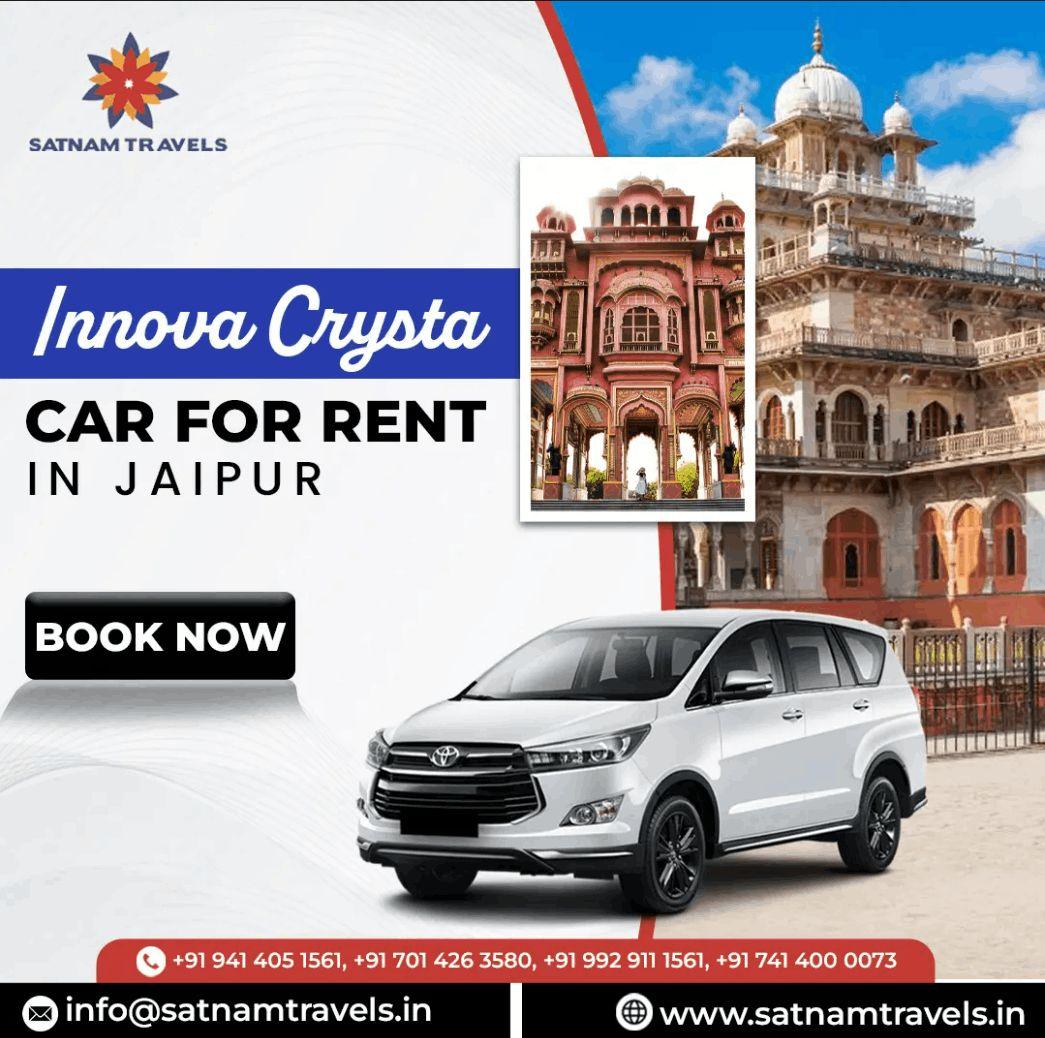 Luxury Innova Crysta Car Hire in Jaipur for Your Special Day