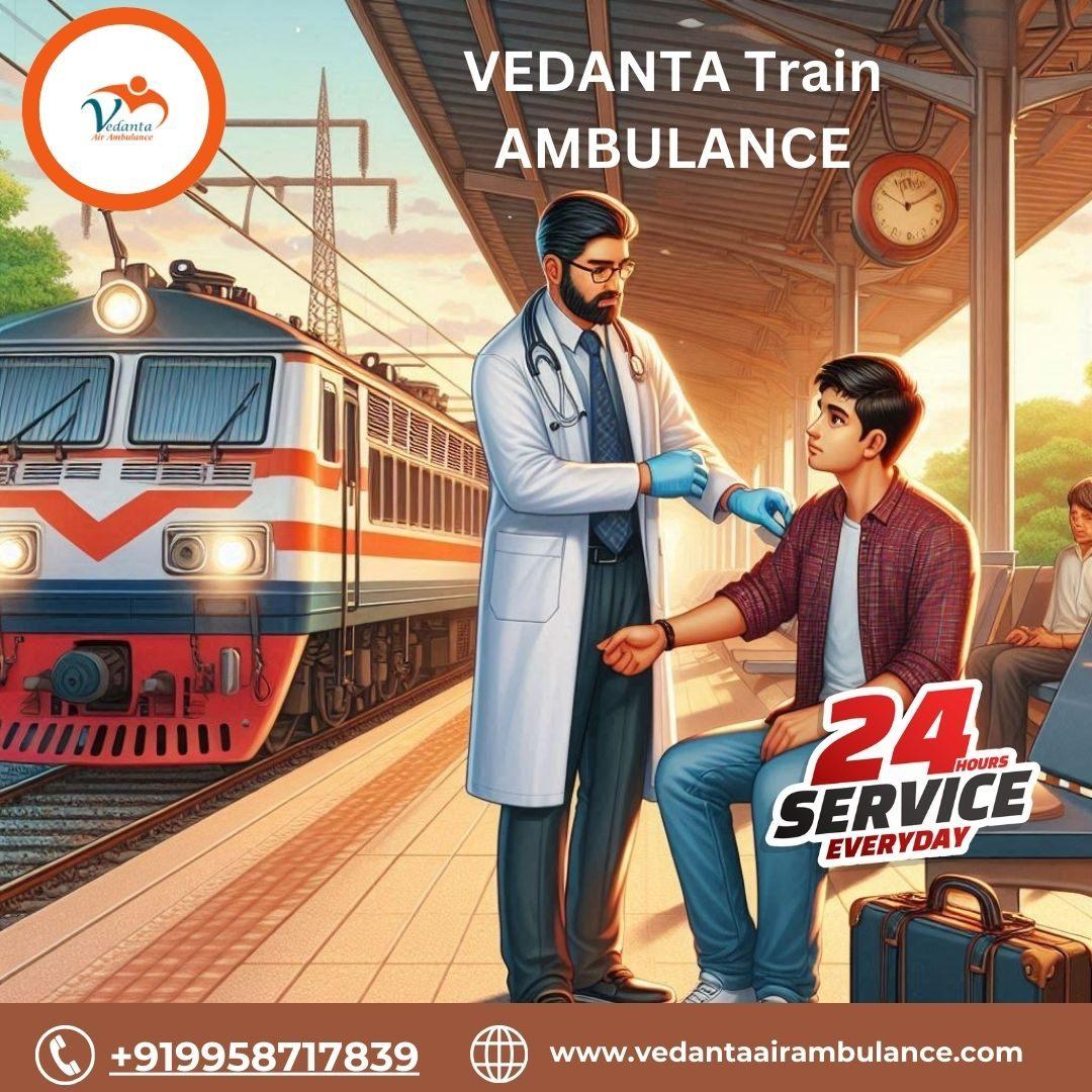 Use the Safest Vedanta Train Ambulance Service in Kolkata at Low Charge