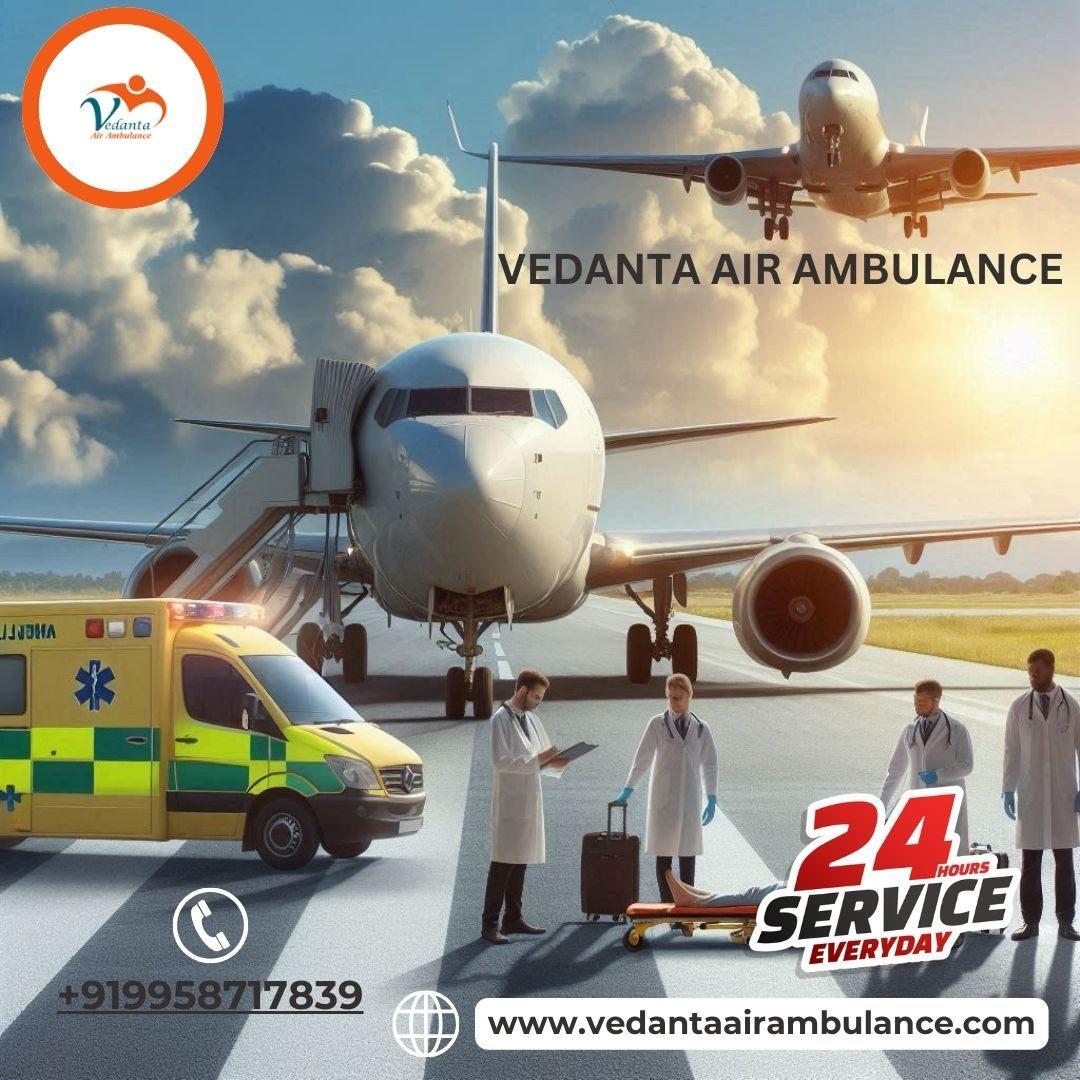 Use the Safest Vedanta Air Ambulance Service in Patna at a Nominal Charge
