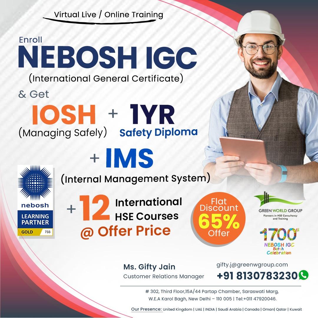 Upgrade Your Safety Career with NEBOSH IGC!