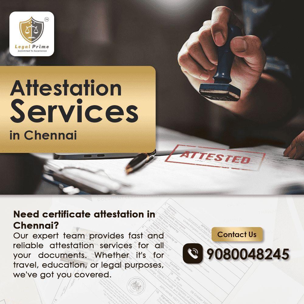 Attestation Services in Chennai | Legal Prime