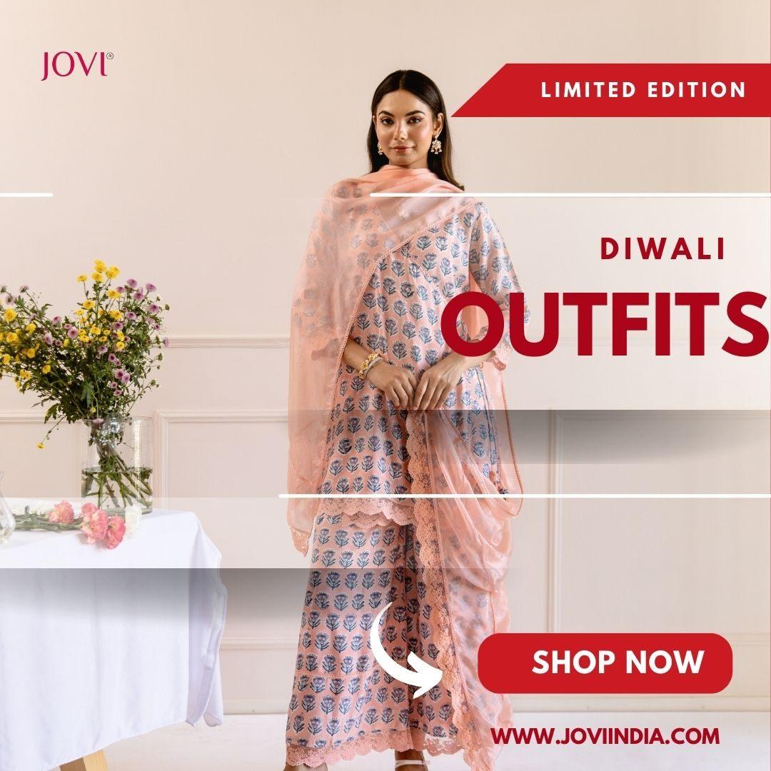 Diwali Outfit Ideas for 2024: Stylish and Affordable Choices JOVI India