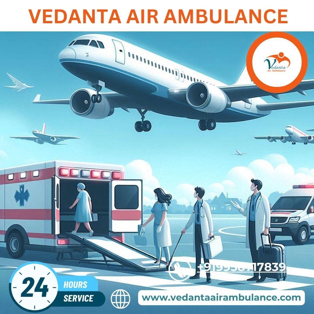 Use the Safest Vedanta Air Ambulance in Dibrugarh with Advanced Medical Care