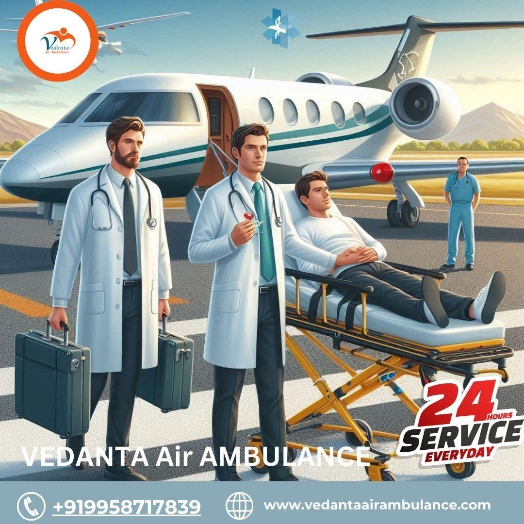 Vedanta Air Ambulance in Siliguri to Transfer in a Hassle-free Manner