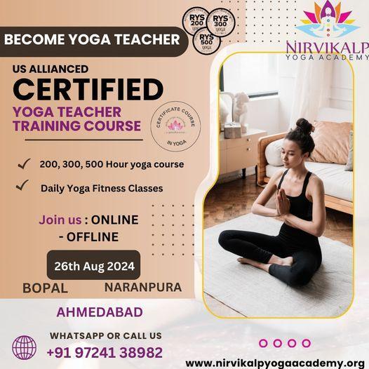 Become Yoga Teacher us Allianced Certified yoga teacher training course 