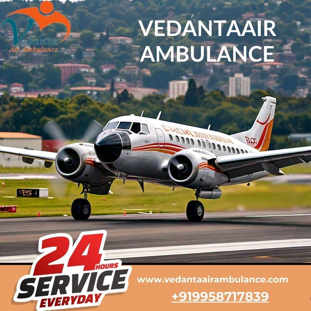 Choose Vedanta Air Ambulance in Bangalore with Competent Medical Support Team