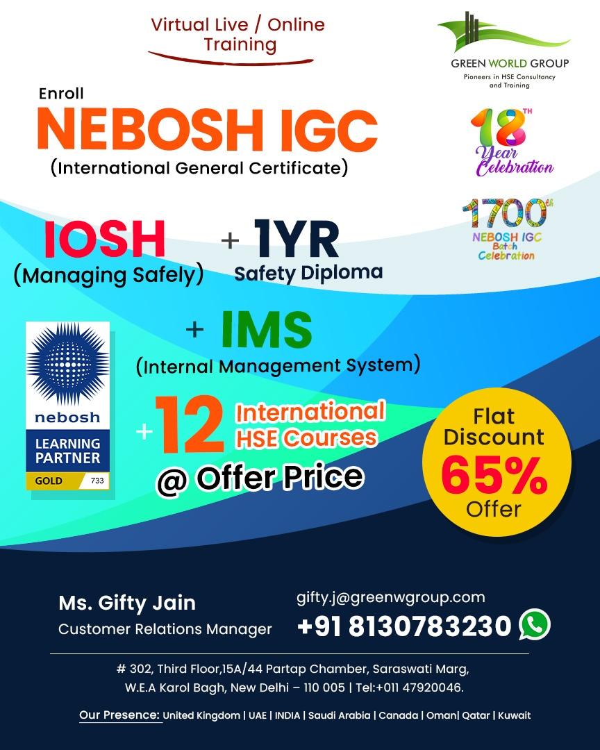 Unlock Your Career with NEBOSH IGC! 