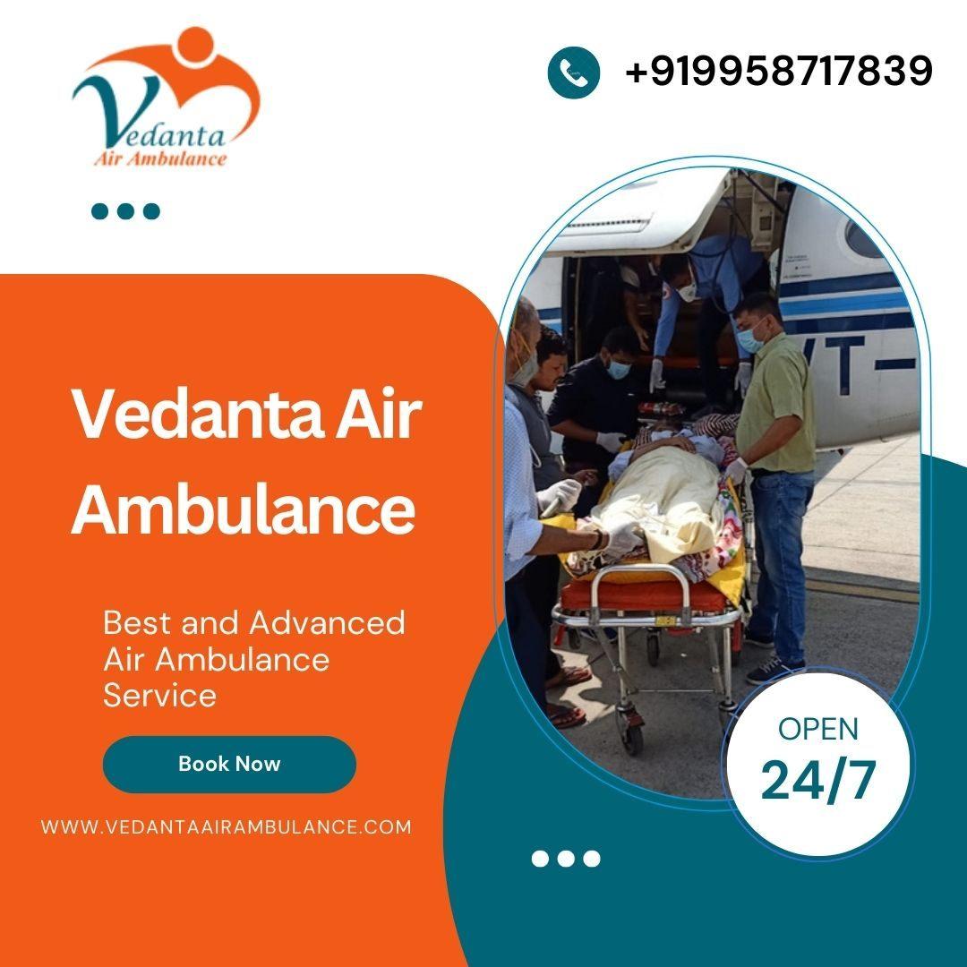 Obtain Vedanta Air Ambulance from Guwahati with Superb Healthcare Treatment