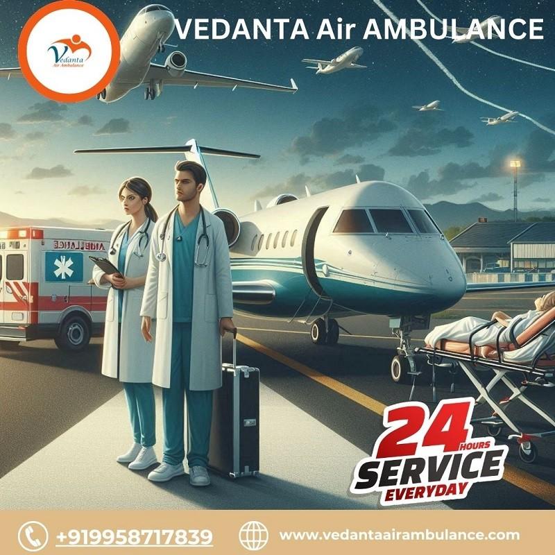 Take Vedanta Air Ambulance Service in Mumbai with Life-Care Medical Team