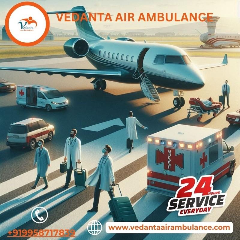 Book Vedanta Air Ambulance Service in Ranchi for Dedicated Medical Team