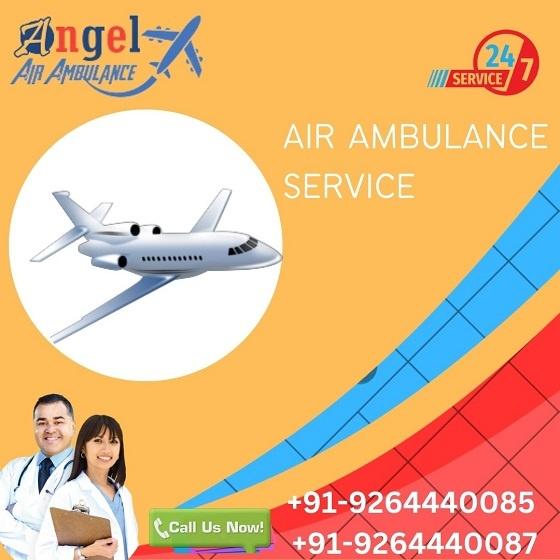 Hi-Tech Angel Air and Train Ambulance Cooch Behar with PICU Setup at Low-fare