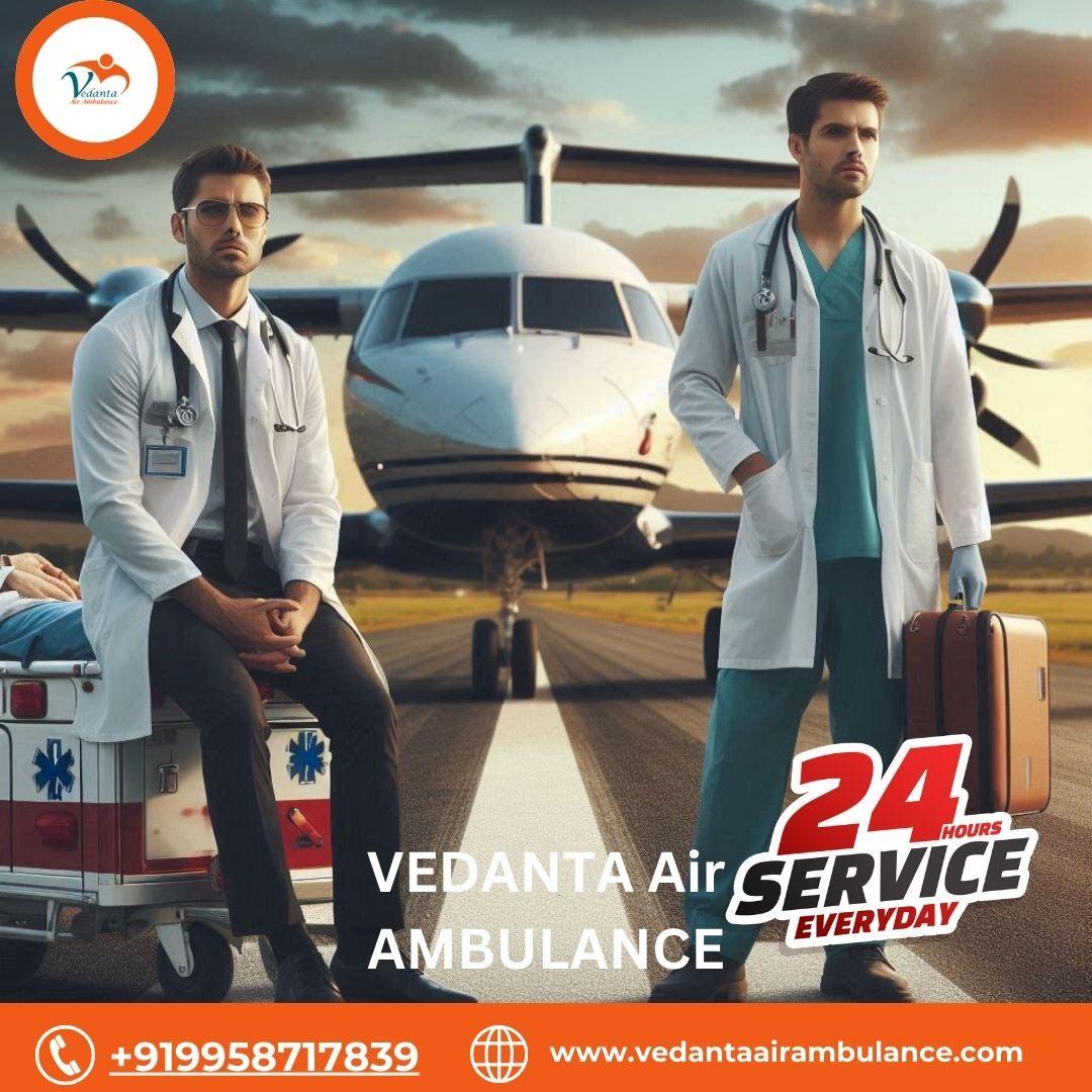 Use Vedanta Air Ambulance Service in Raipur with Modern Medical Setup