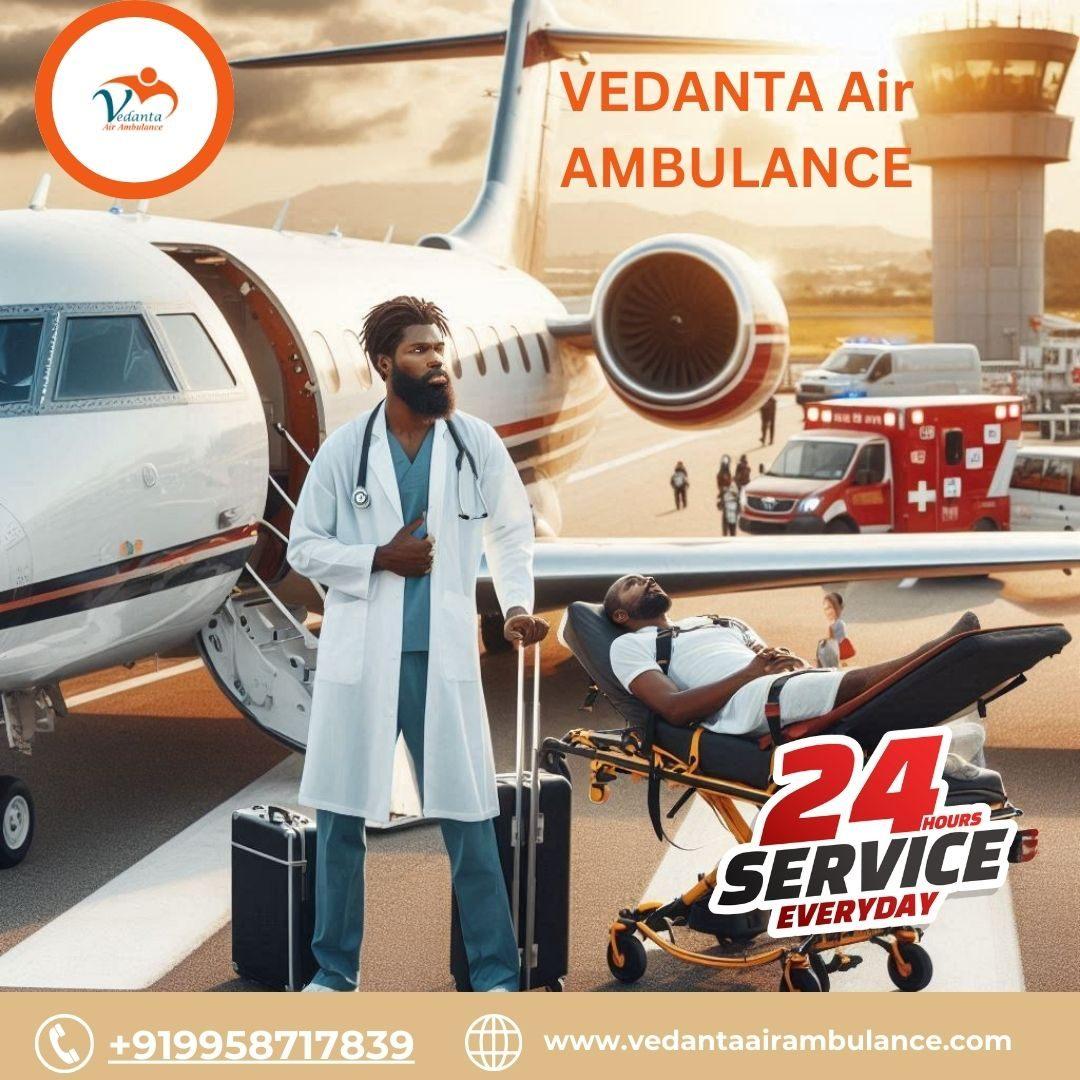 Hire Vedanta Air Ambulance in Bhopal for the Safe Transfer of the Patient 