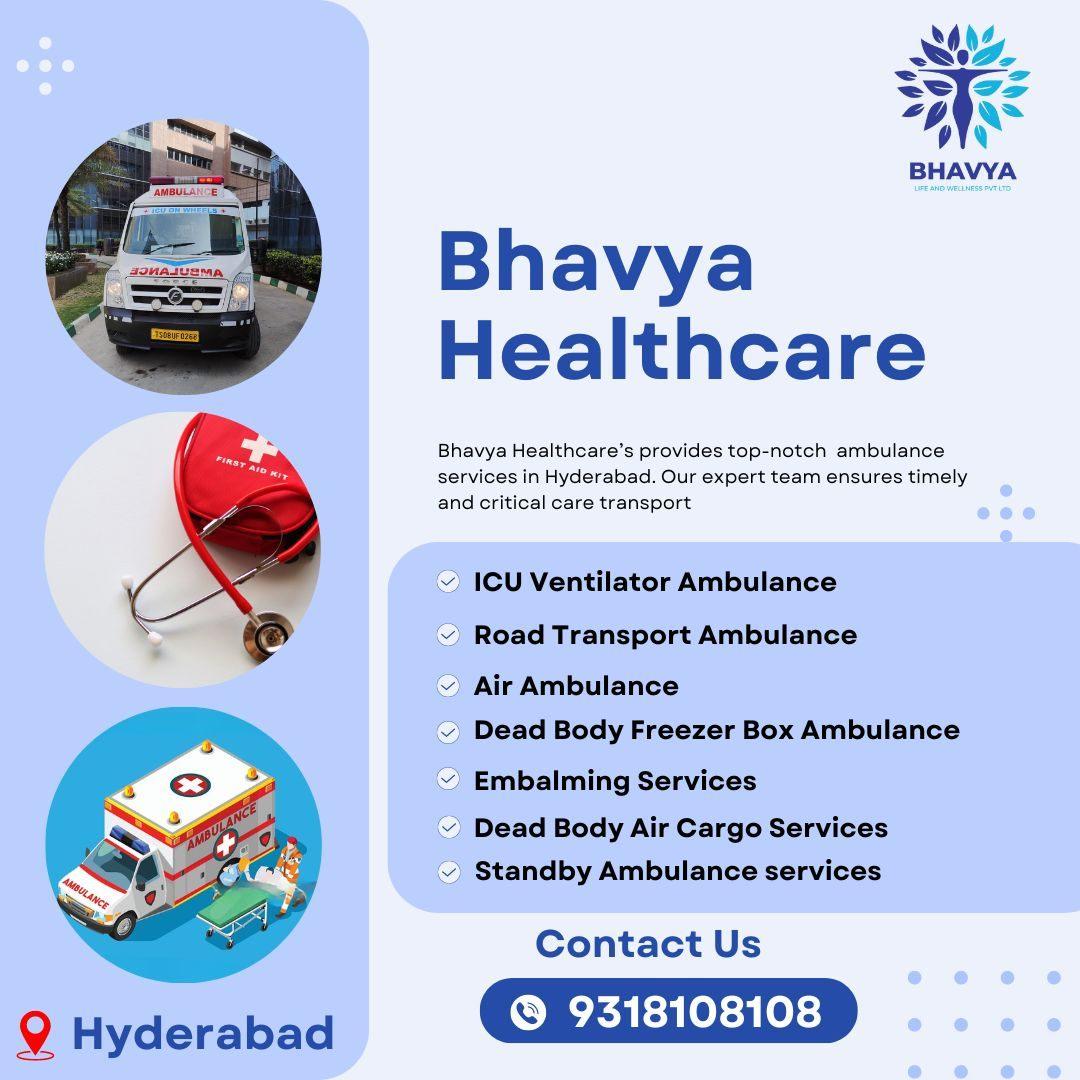 best ambulance services in hyderabad