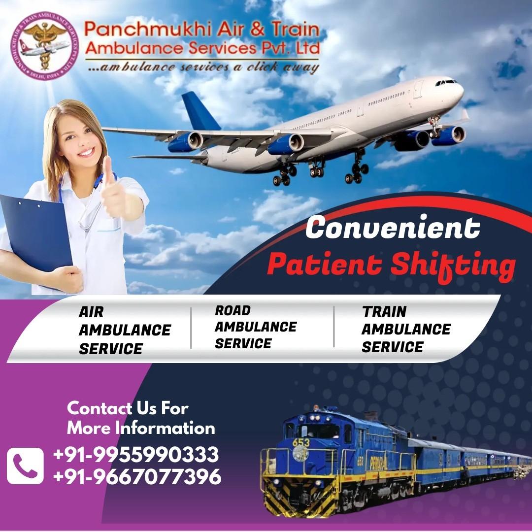 Get a Trustable Panchmukhi Ambulance in Delhi with a Medical Team at a Low Cost