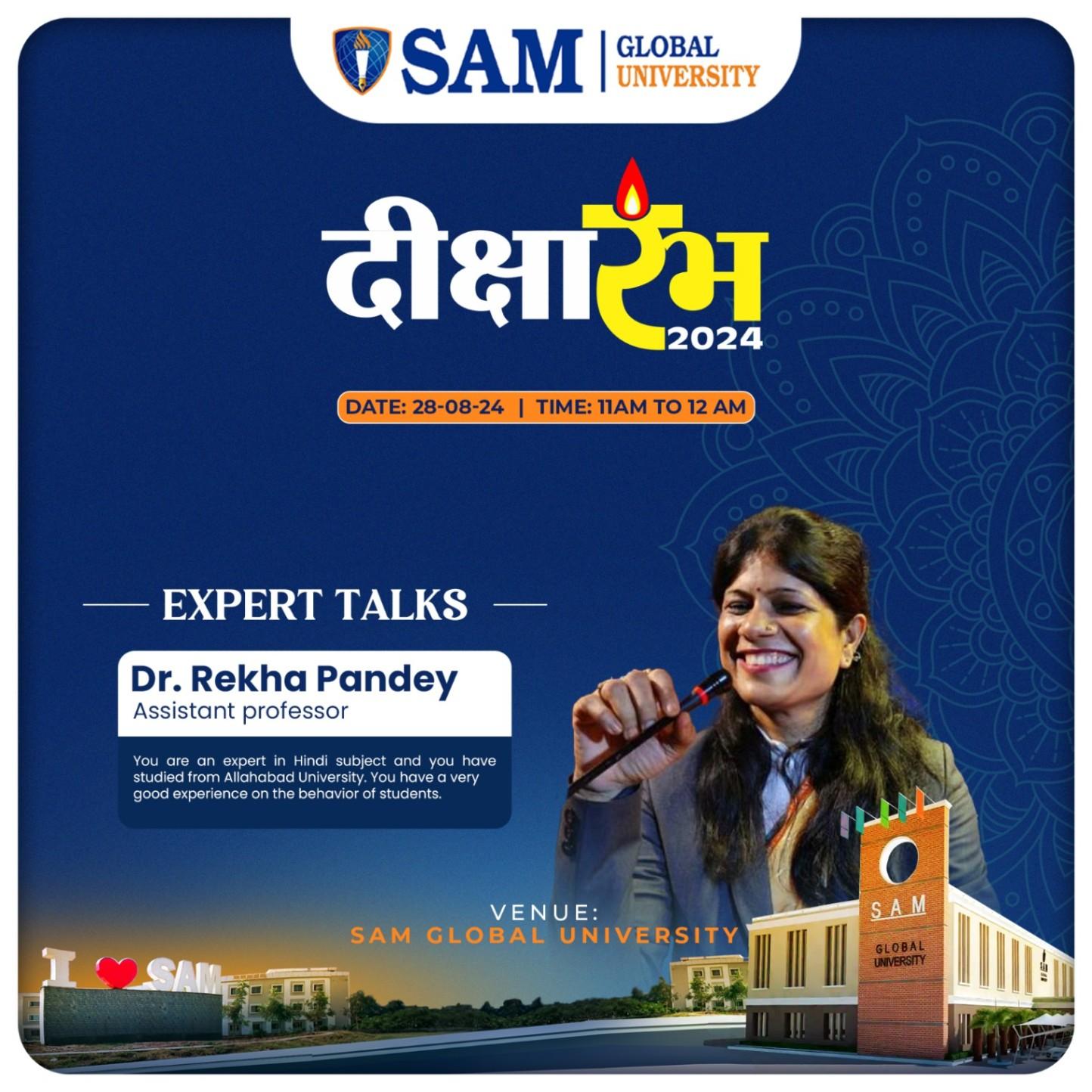 Expert Talk at SAM Global University: Insights from Dr. Rekha Pandey