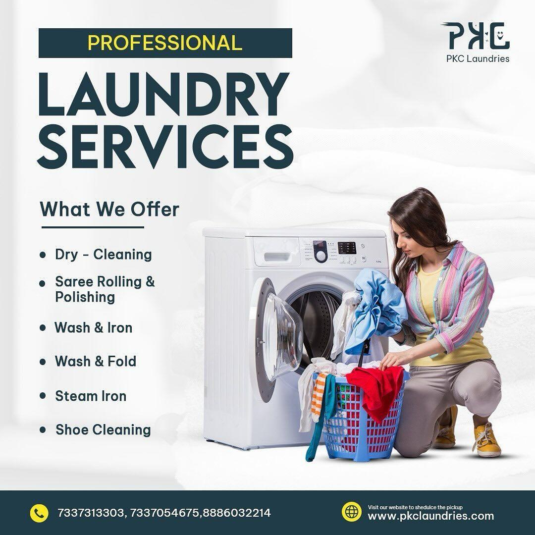 Online laundry service hyderabad - PKC Laundries