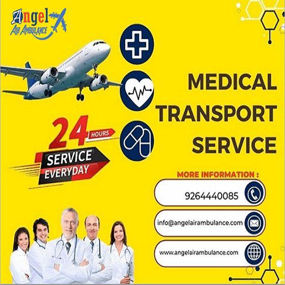 Book Angel Air and Train Ambulance Service in Bhagalpur with Superb Medical Tool