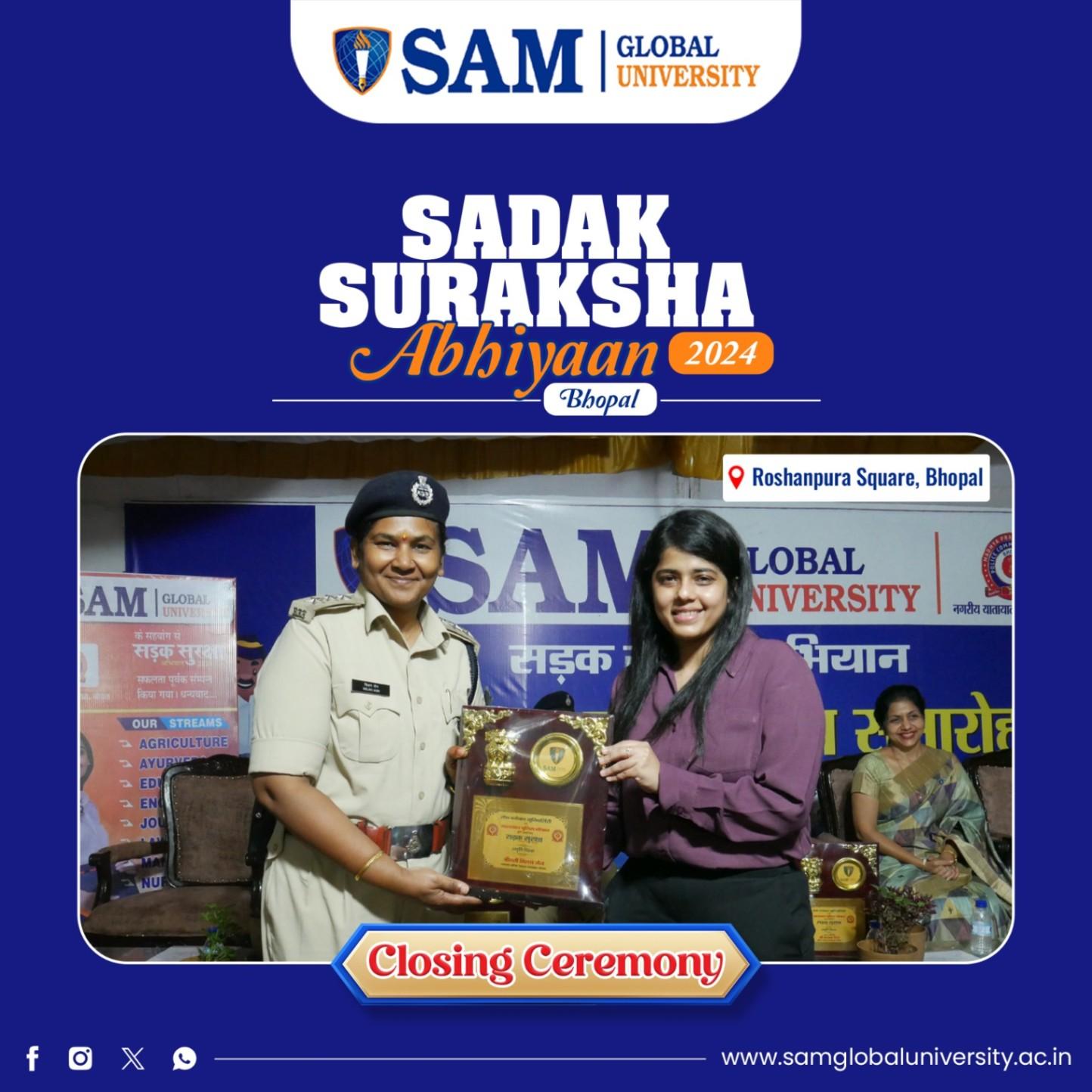 Road Safety Campaign with Sam Global University