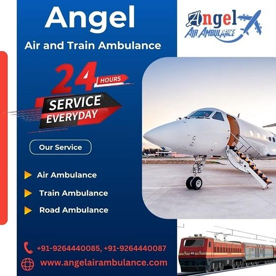 Utilize Complicated-free Angel Air and Train Ambulance in Darbhanga at Low-Fare