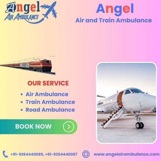 The Top-level Angel Air and Train Ambulance n Chandigarh at an Affordable Rate