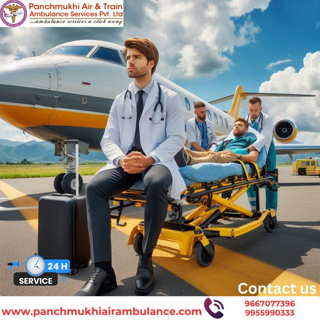 Use Splendid Panchmukhi Air Ambulance Services in Siliguri with Medical Crew