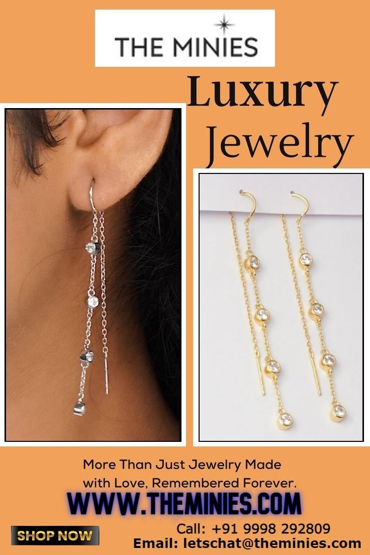 Stylish Sterling Silver Earrings for Women Shop Online Now - The Minies