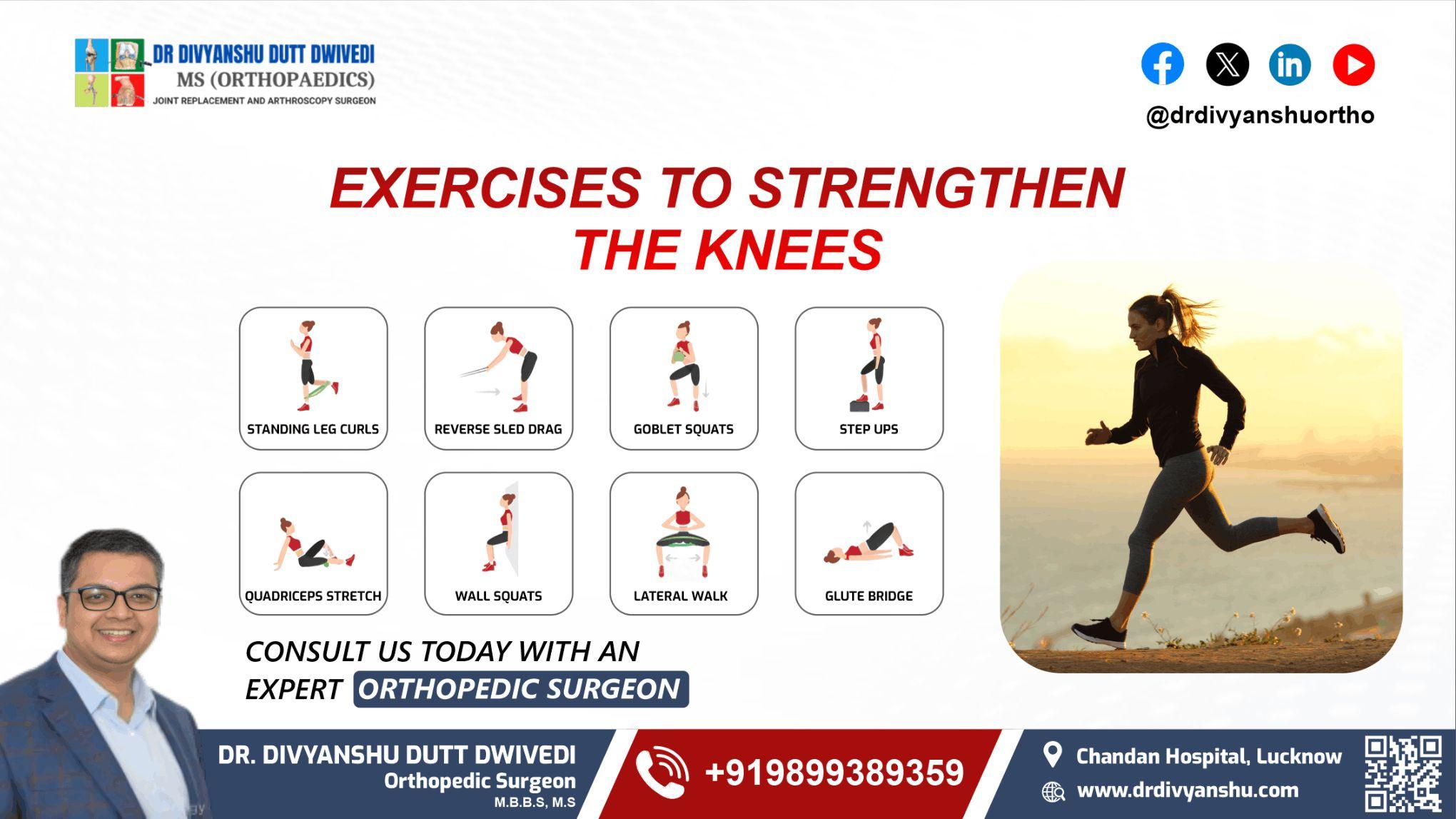 Exercises to strengthen the knees | Dr. Divyanshu Dutt Dwivedi