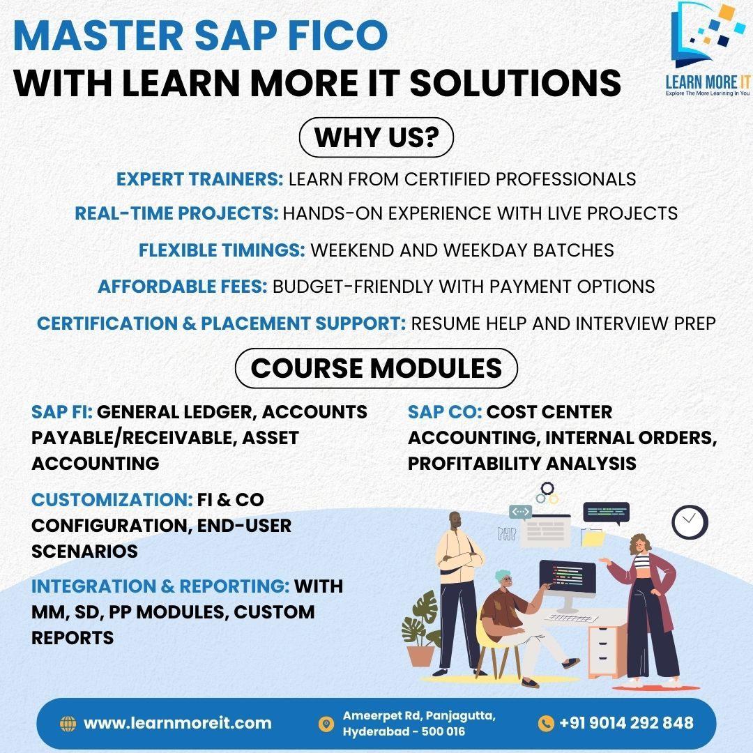 SAP FICO Online Training in Hyderabad - Learn More IT Solutions