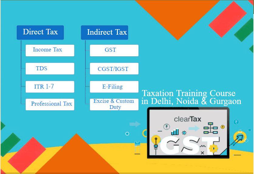 GST Certification Course in Delhi, 110053,12th and Graduation by SLA Accounting