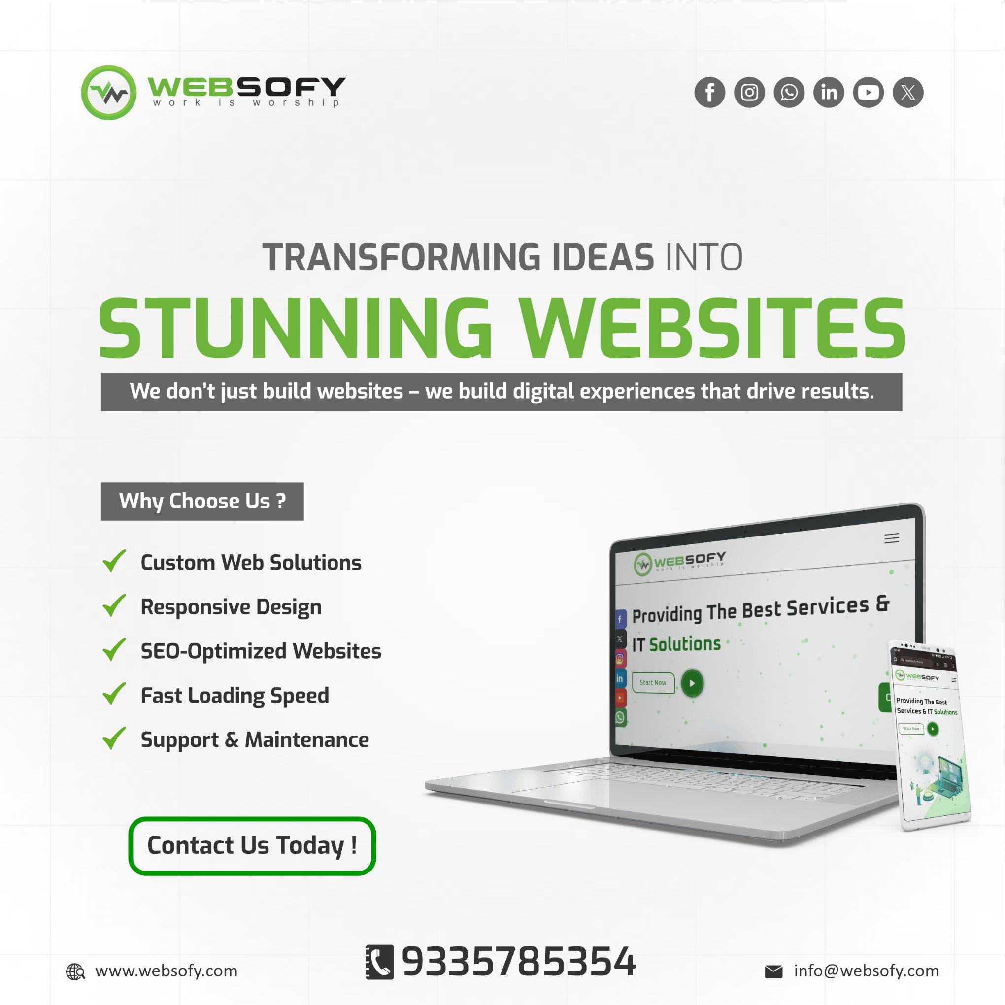 Web Development Company in Lucknow| Websofy Software