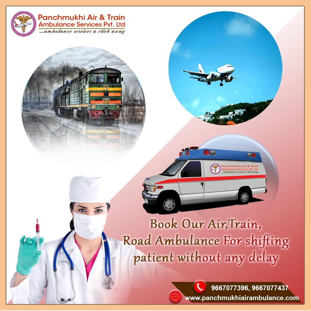 Hire the Best Panchmukhi Air Ambulance in Ranchi with Medical Setup 