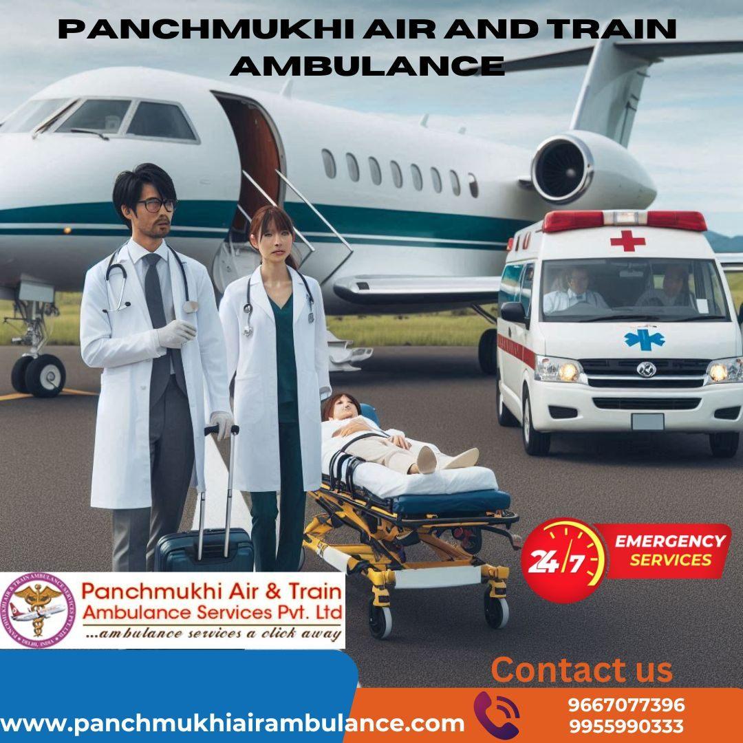 Hire Panchmukhi Air Ambulance Services in Gorakhpur at Genuine Fare 