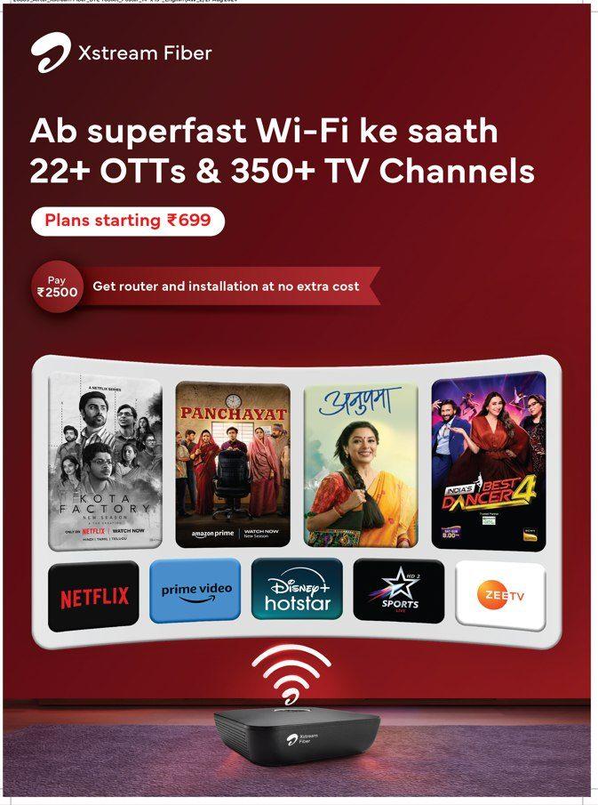 Internet service provider Airtel Call 9597000889