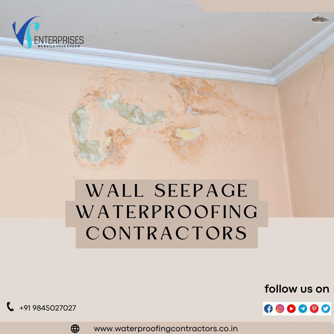 Wall Seepage Waterproofing contractors in Bangalore