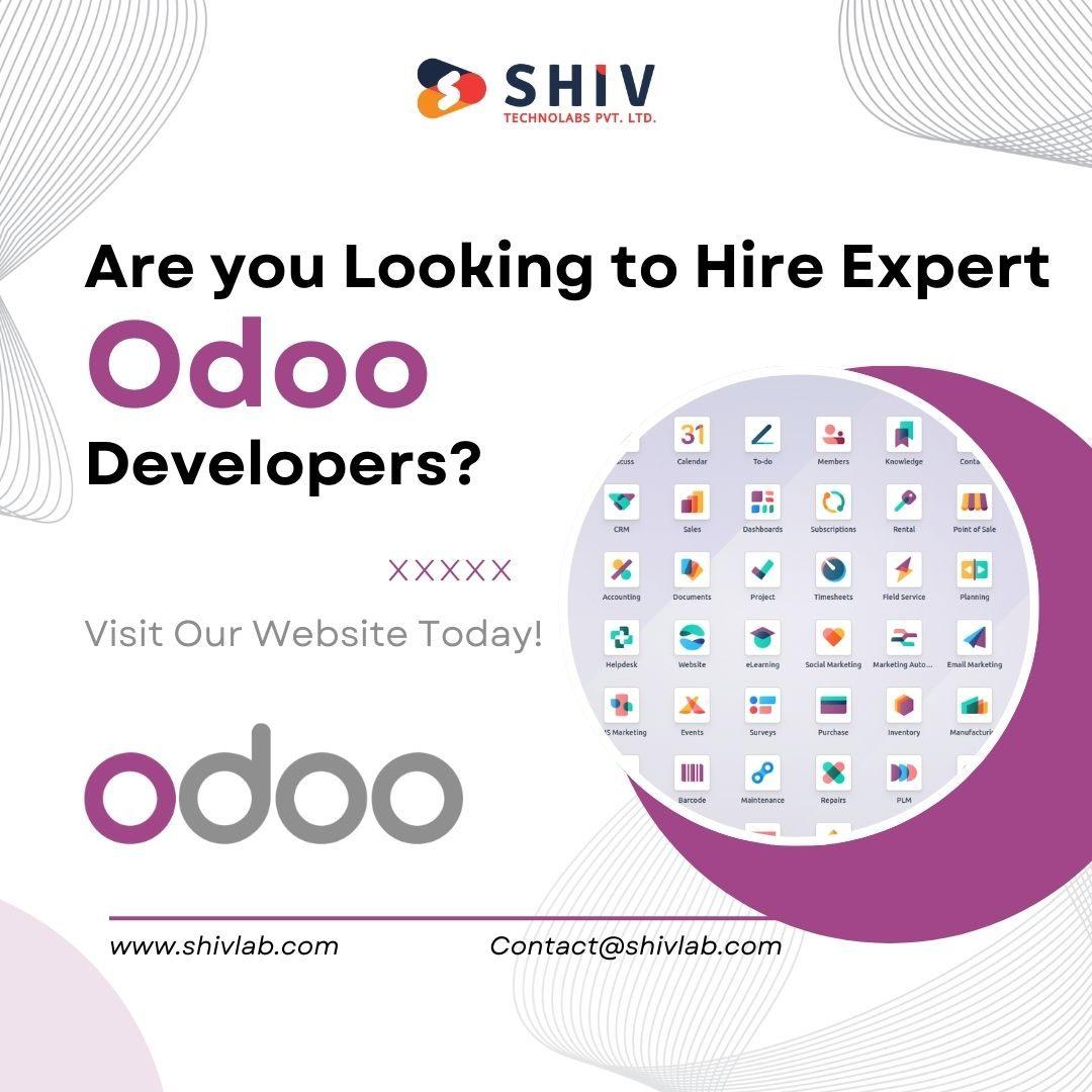 Shiv Technolabs | Hire Dedicated Odoo Developer