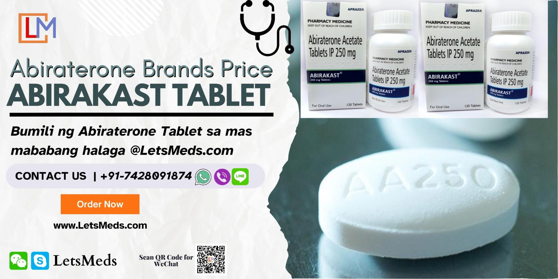 Abirakast 250mg Abiraterone Tablet Brands Price Online Philippines