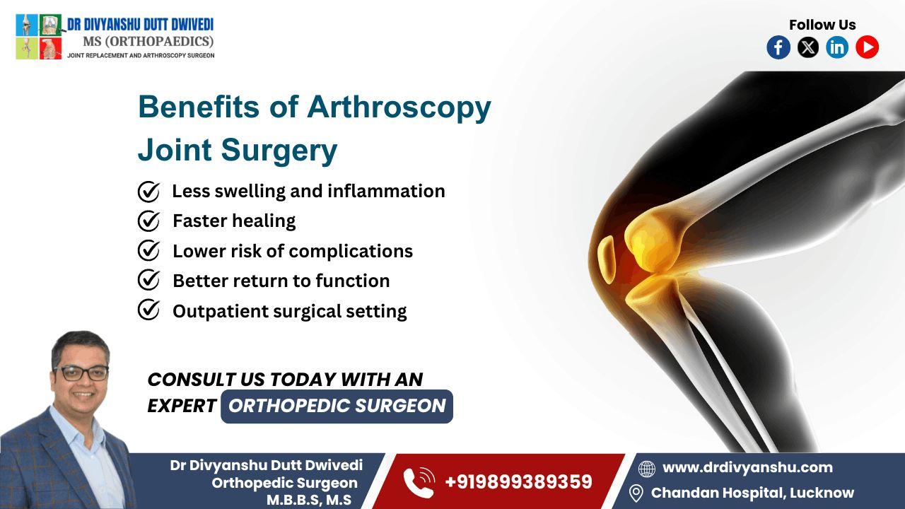 Benefits of Arthroscopy Joint Surgery by Dr. Divyanshu Dutt Dwivedi